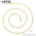 42778 xuping 14K Gold plattiert einfache Goldkette, Goldhalsketten-Designs